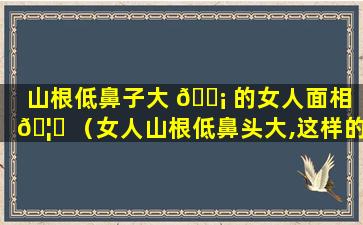 山根低鼻子大 🐡 的女人面相 🦊 （女人山根低鼻头大,这样的面相差在哪里了）